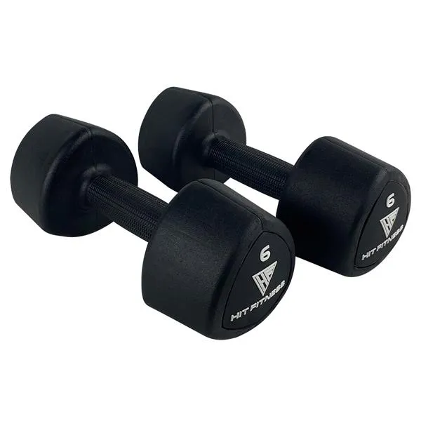 Hit Fitness Rubber Studio Dumbbell | 6kg