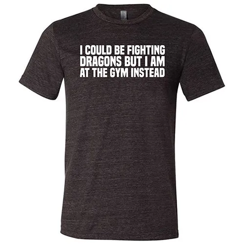 I Could Be Fighting Dragons But I'm At The Gym Instead Shirt Unisex