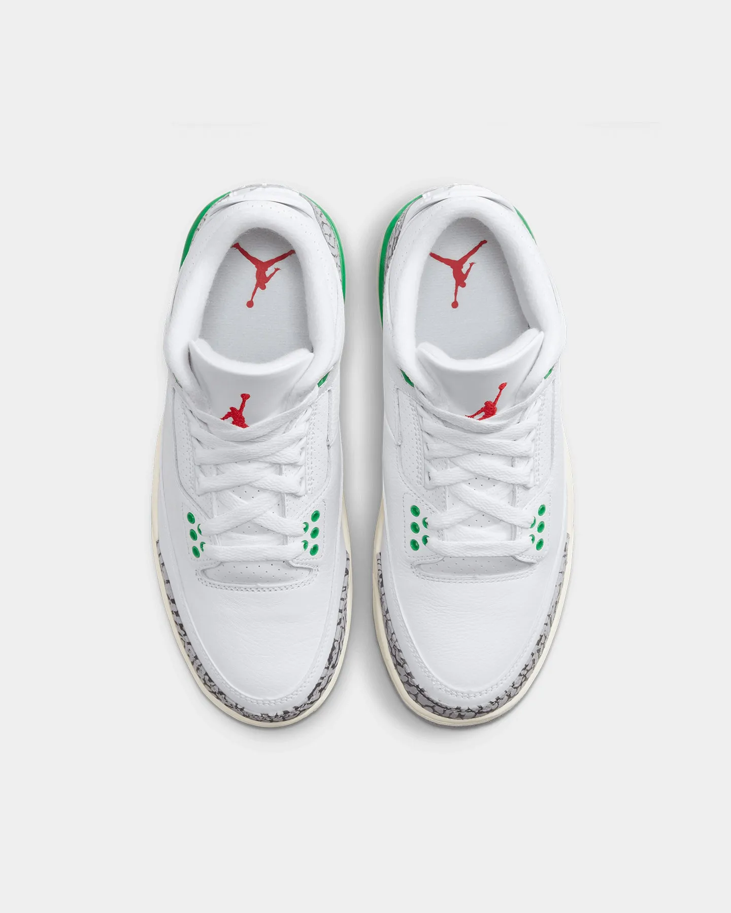 Jordan Women's Air Jordan 3 Retro "Lucky Green" White/Varsity Red/Lucky Green