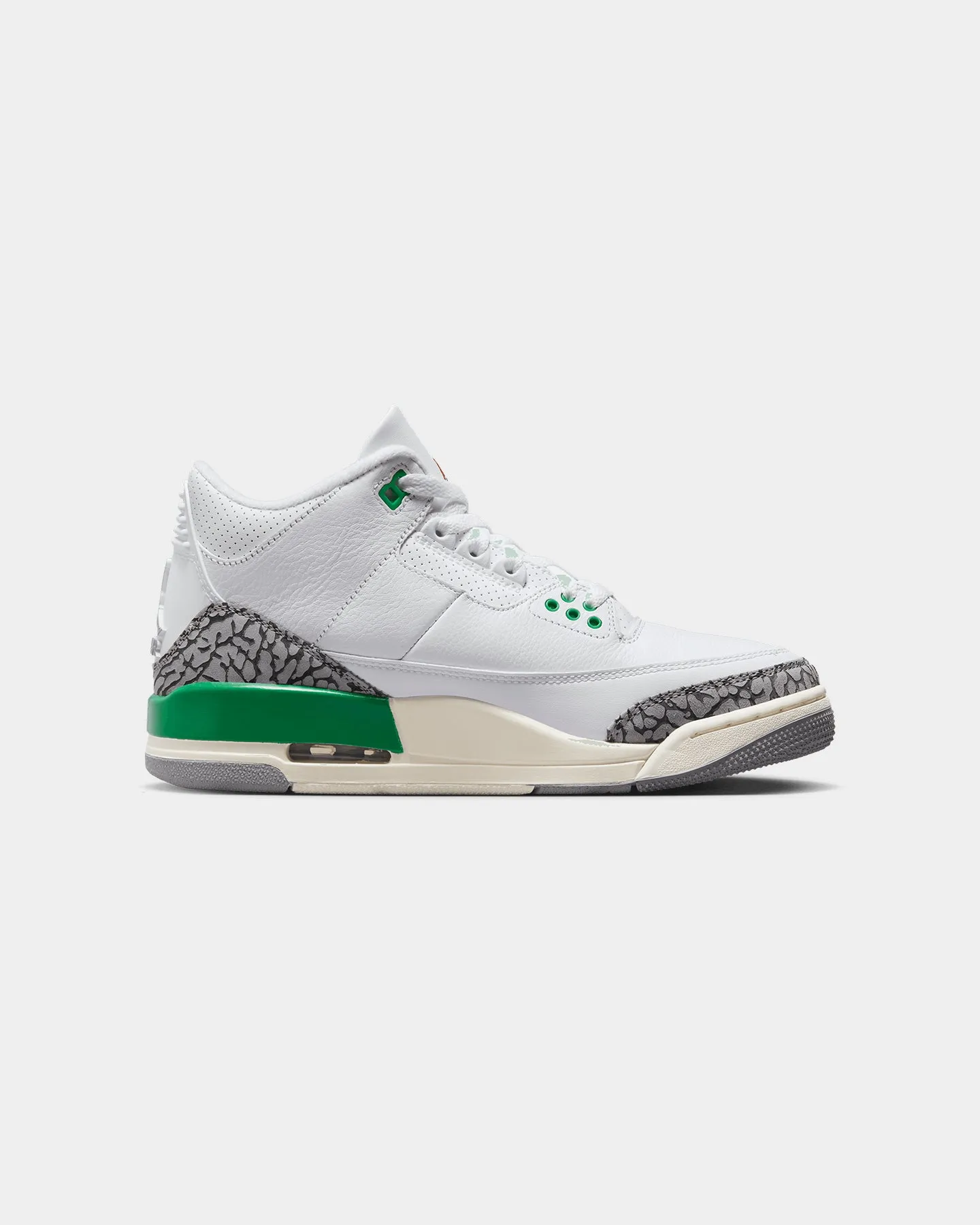 Jordan Women's Air Jordan 3 Retro "Lucky Green" White/Varsity Red/Lucky Green