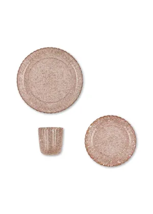 Konges Sløjd: 3-Piece Kids Dinner Set - Sparkling Blush