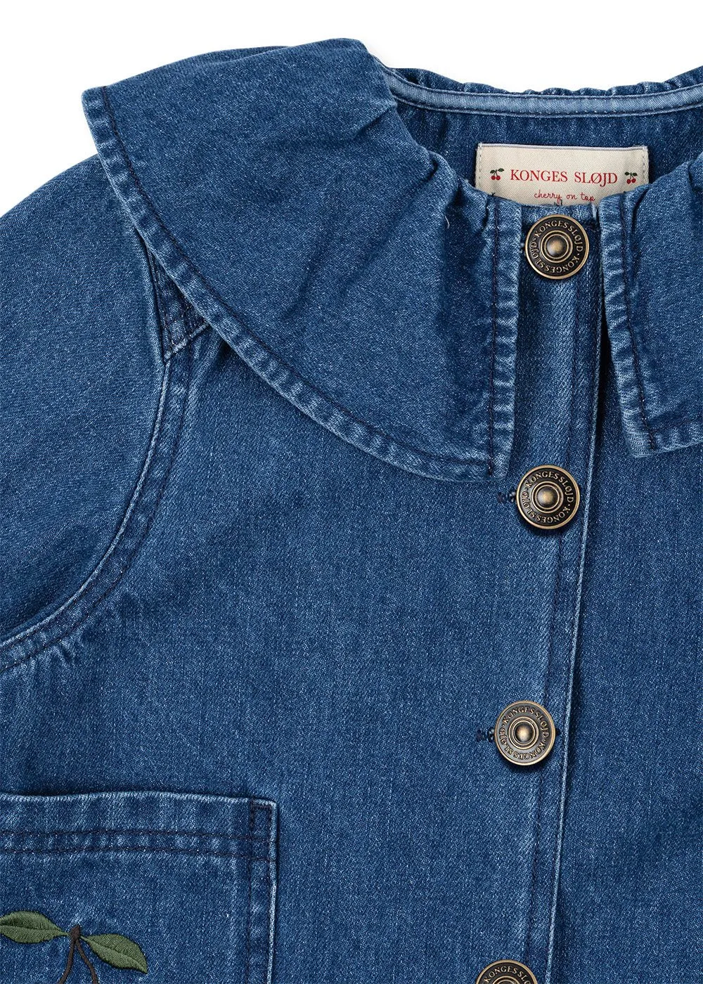 Konges Sløjd: Magot Denim Shirts GOTS - Demin Blue Cherry