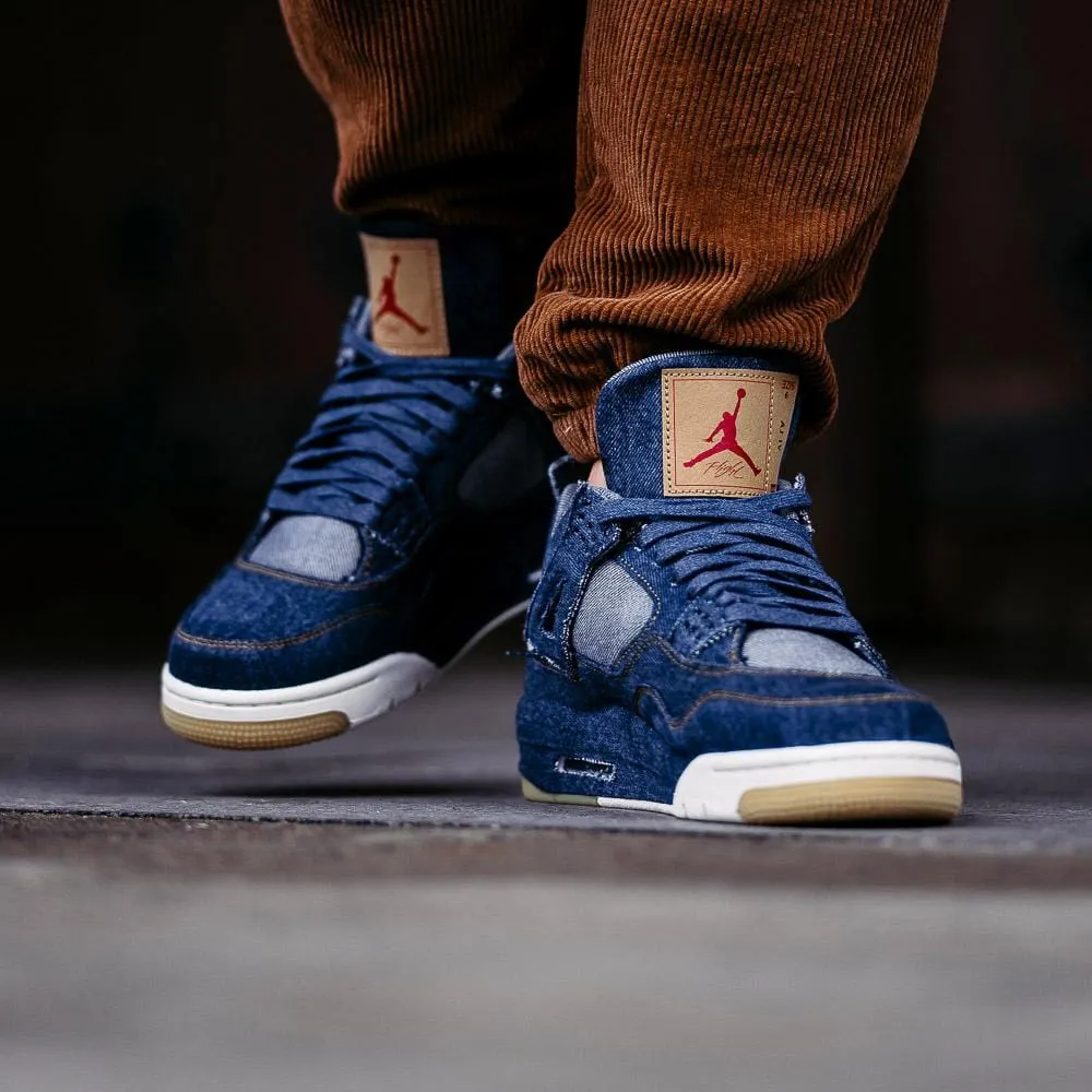 Levis x Air Jordan 4 Retro "Navy"