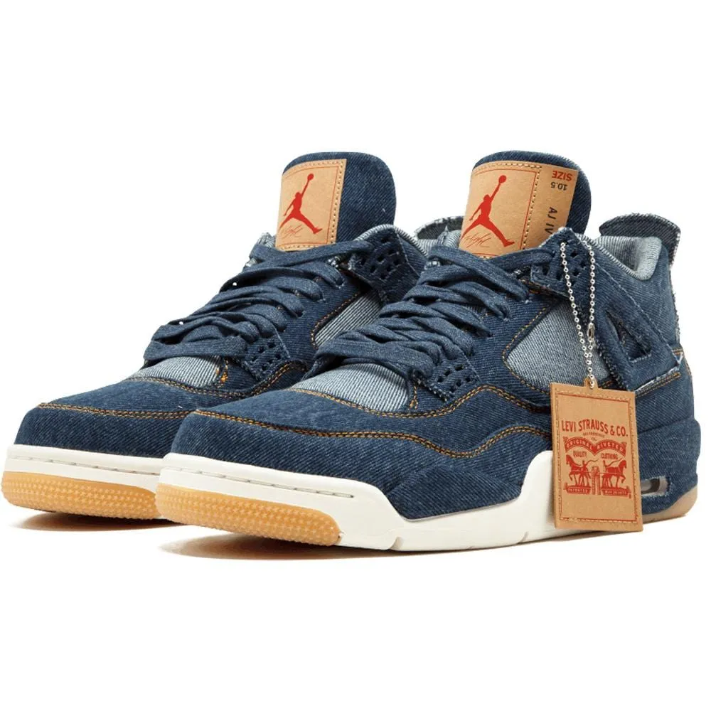 Levis x Air Jordan 4 Retro "Navy"