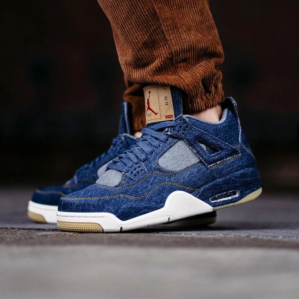 Levis x Air Jordan 4 Retro "Navy"