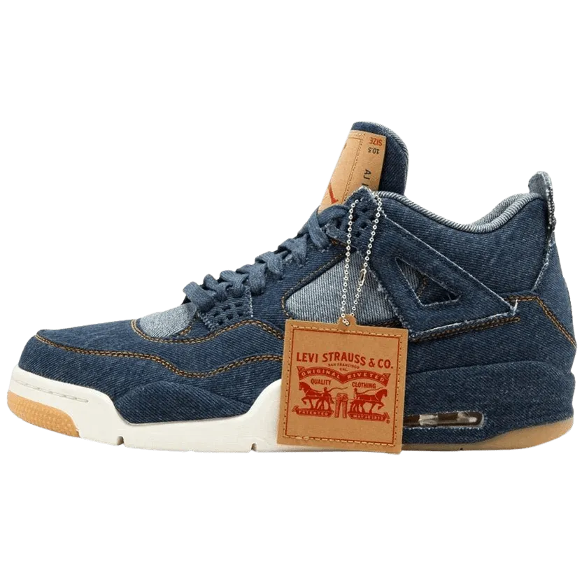 Levis x Air Jordan 4 Retro "Navy"