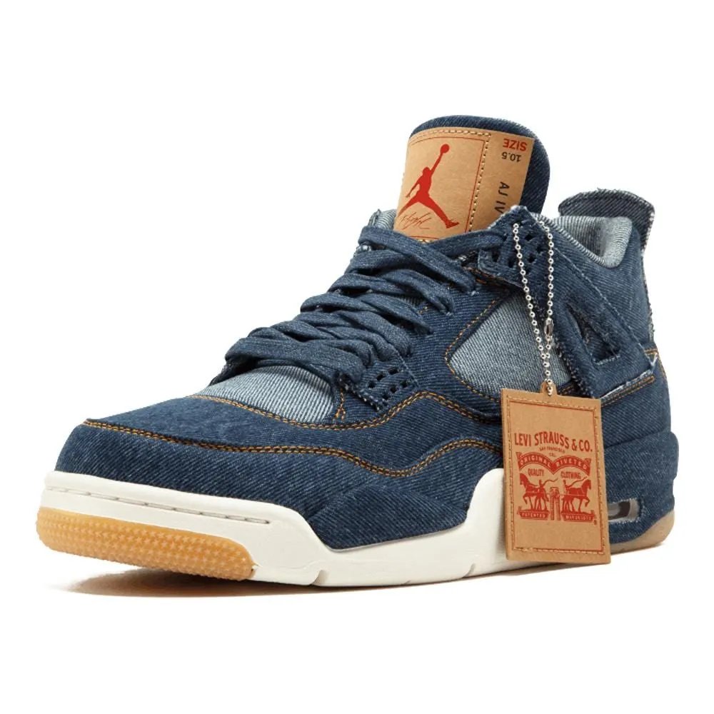 Levis x Air Jordan 4 Retro "Navy"