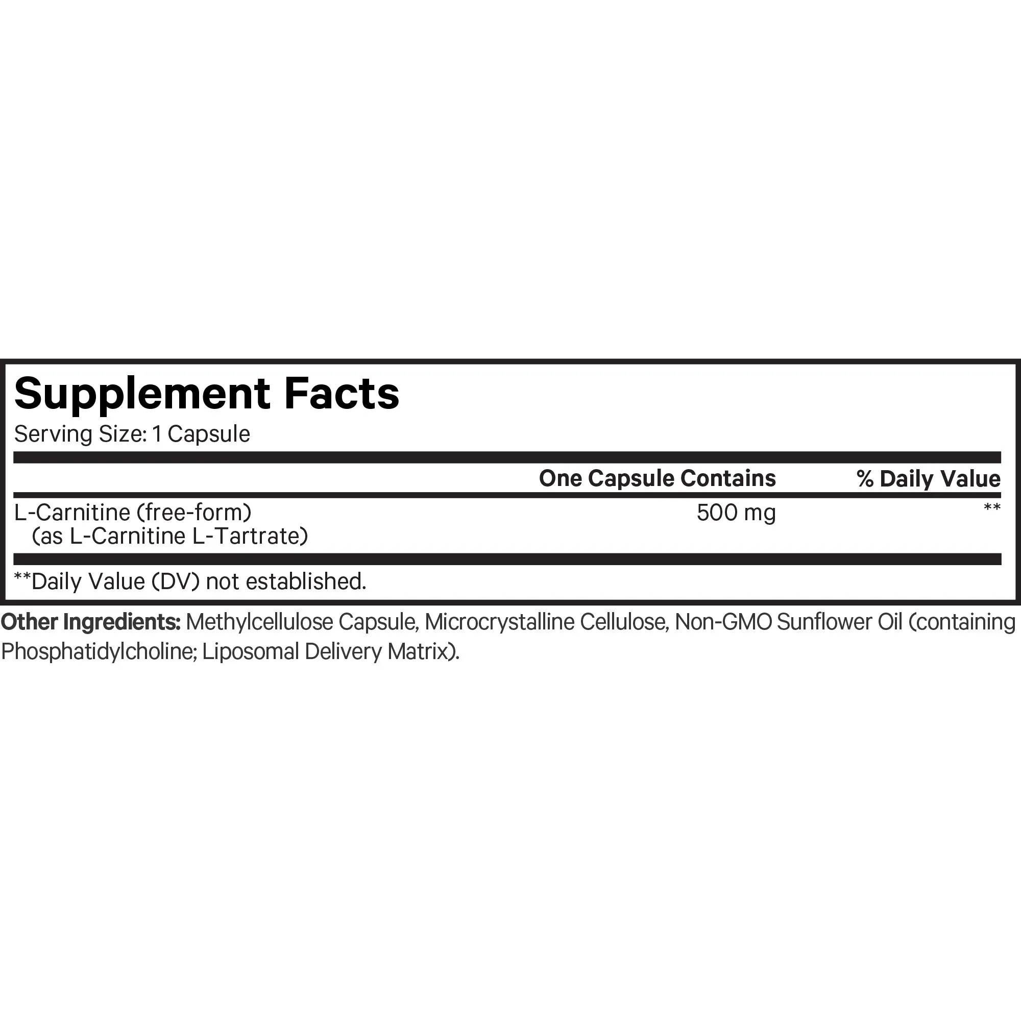 Liposomal L-Carnitine 