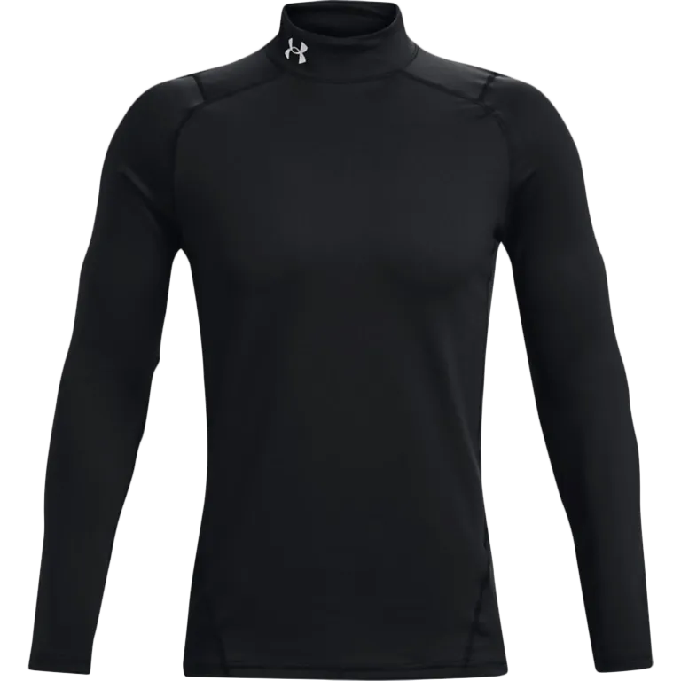 Men's ColdGear Armour Fitted Mock Long Sleeve