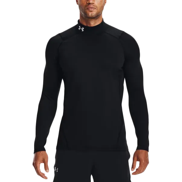 Men's ColdGear Armour Fitted Mock Long Sleeve