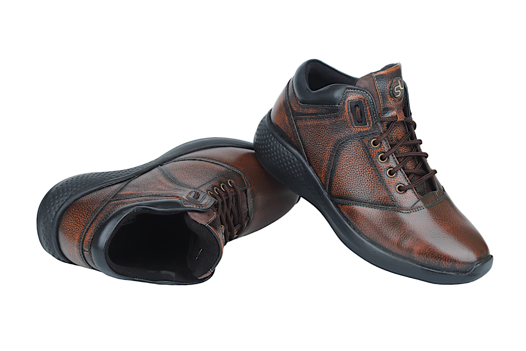 Mens Leather Casual Shoe 38016