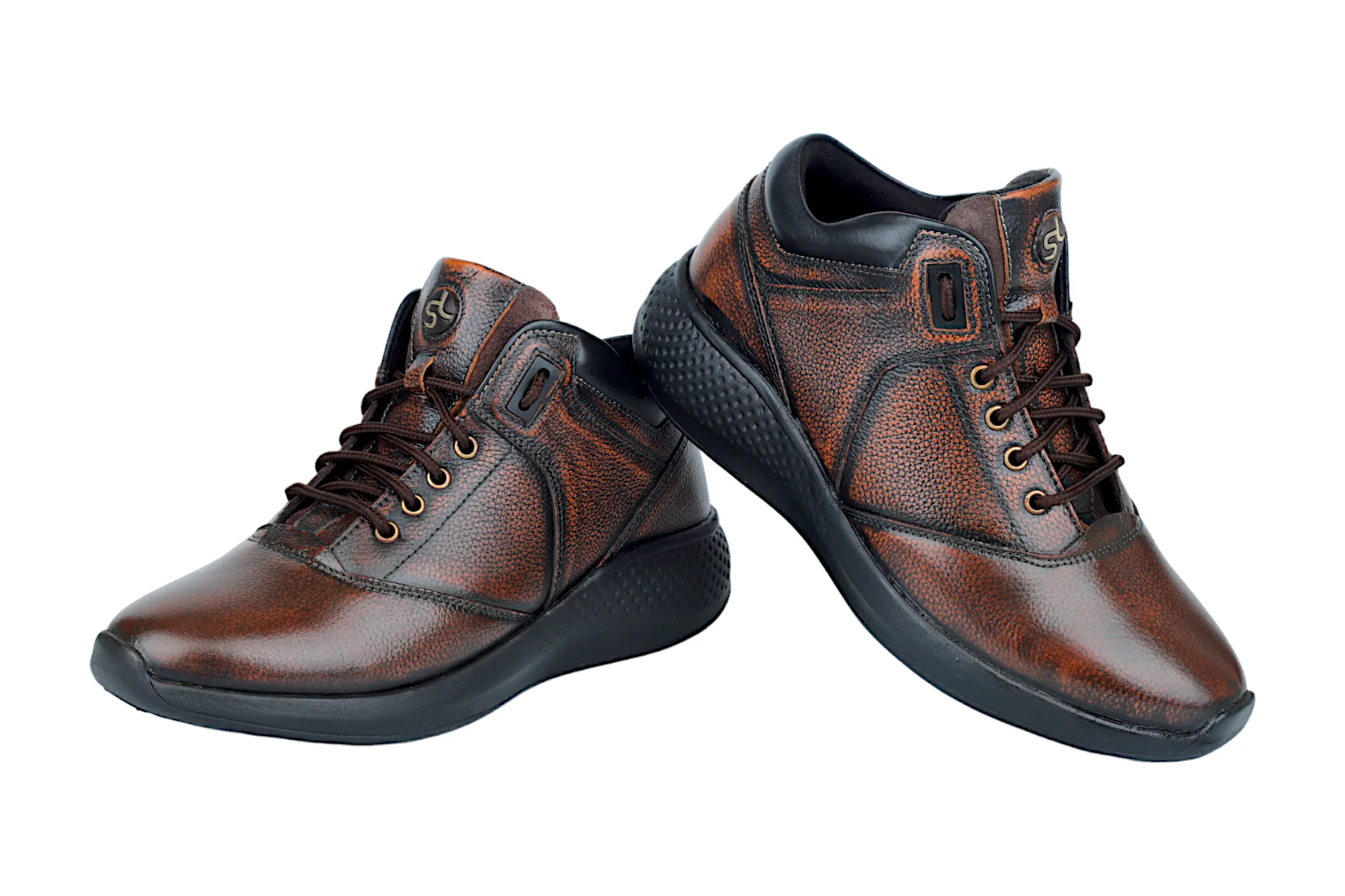 Mens Leather Casual Shoe 38016