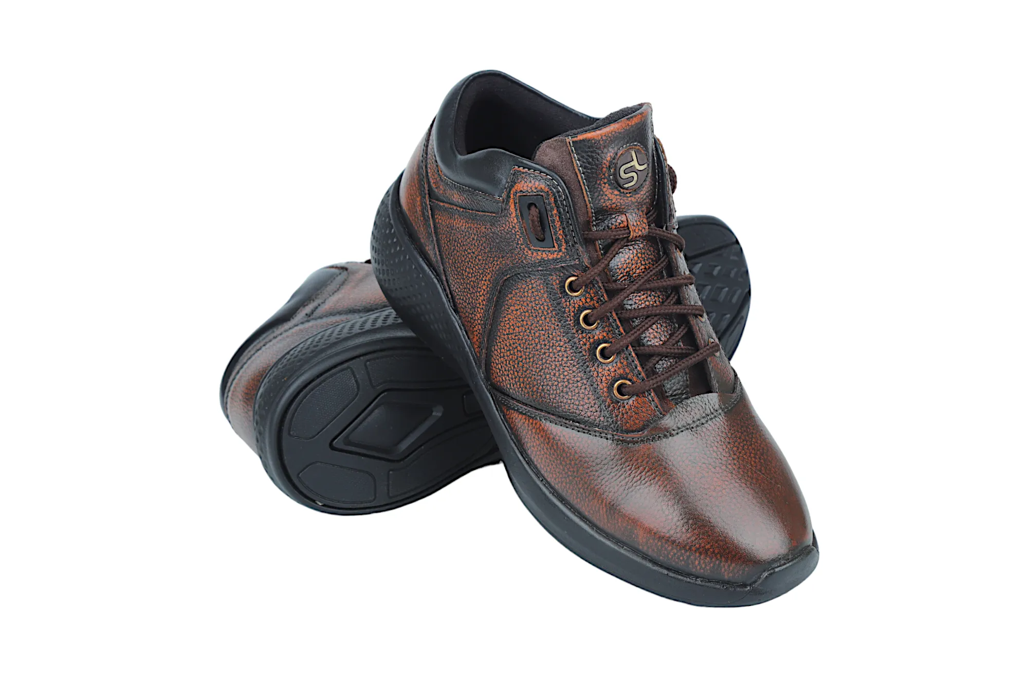 Mens Leather Casual Shoe 38016