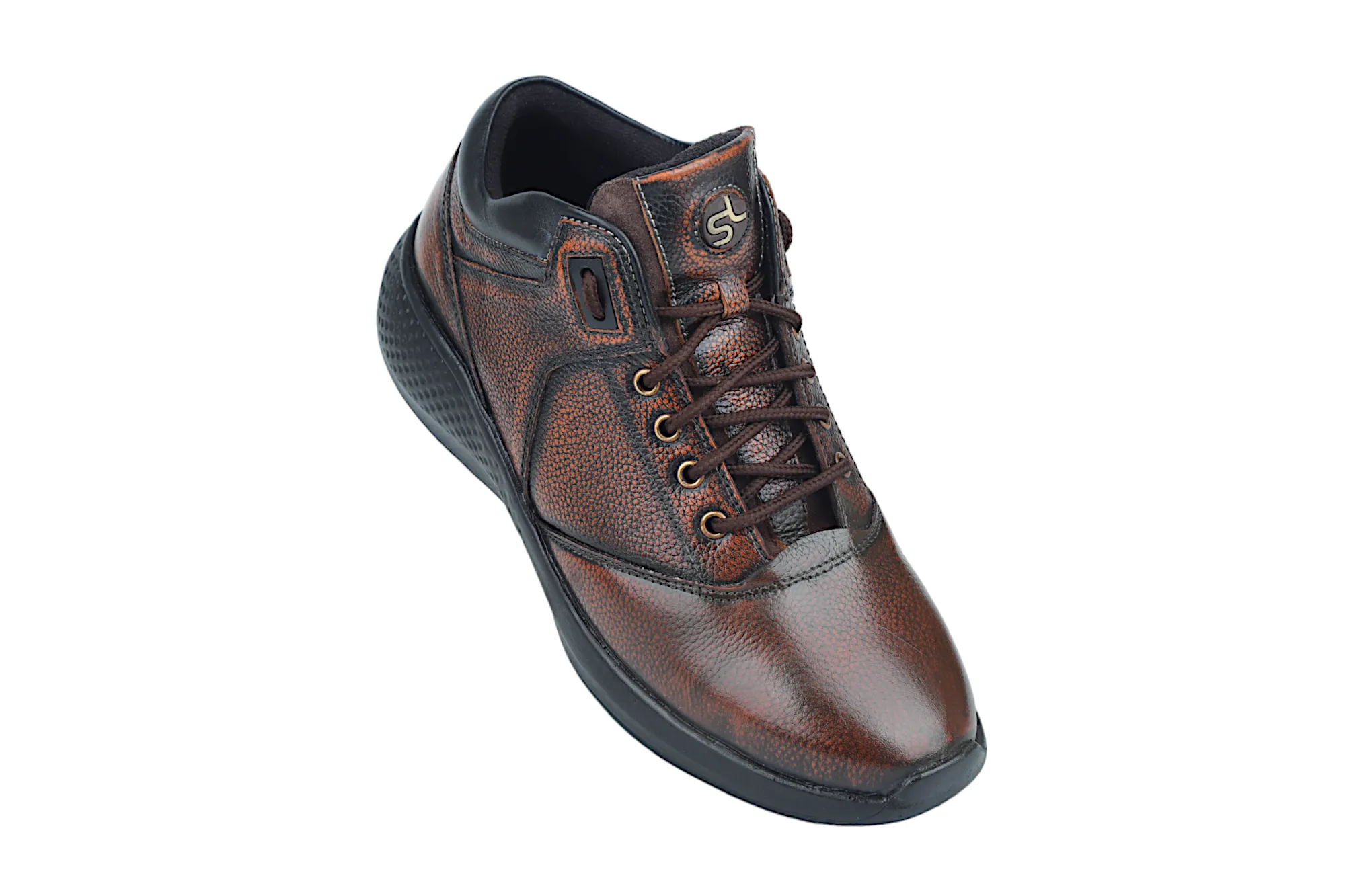 Mens Leather Casual Shoe 38016