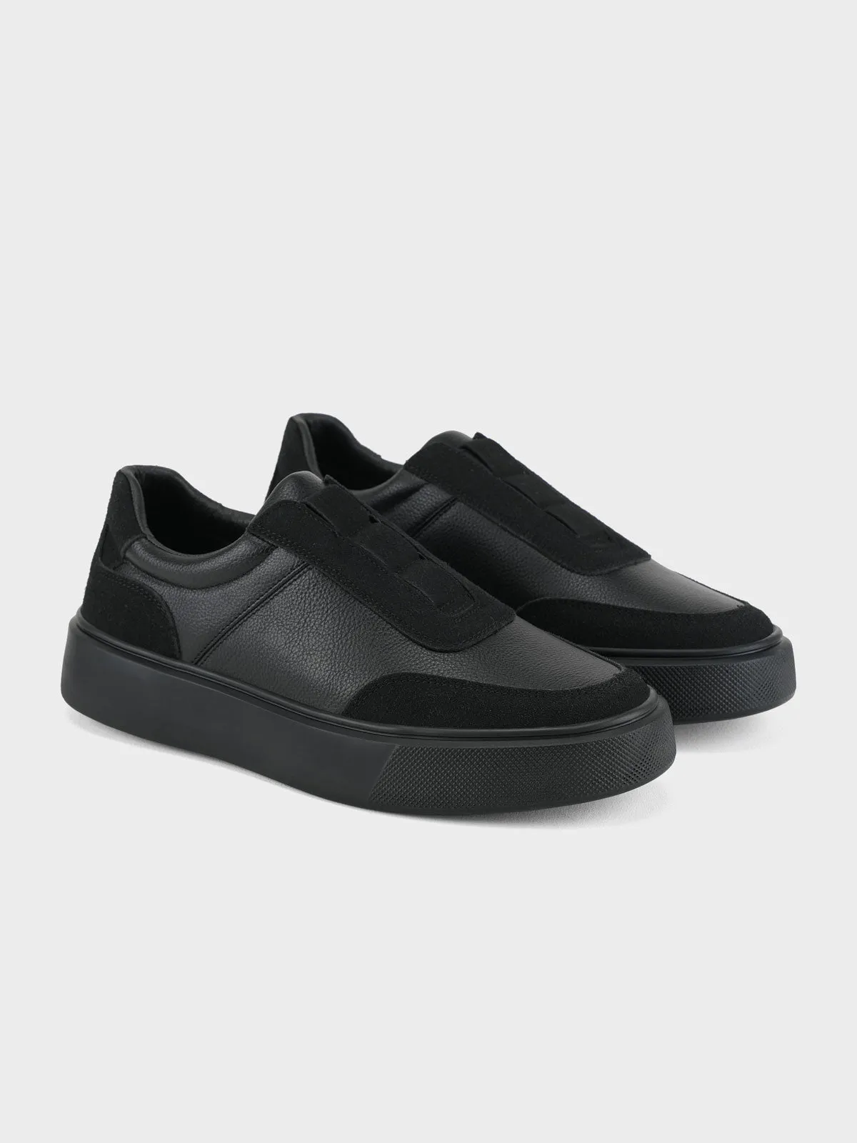 Mens "ALEXIS" Comfy Slip On Trainers