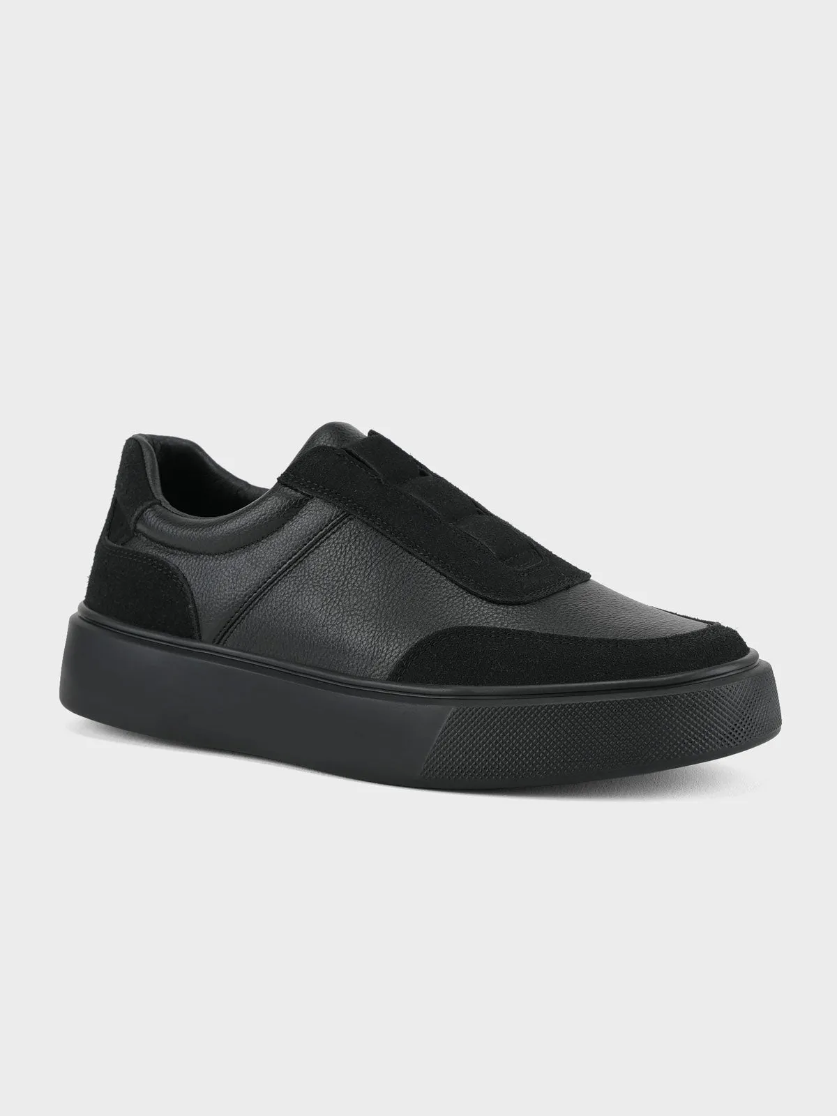 Mens "ALEXIS" Comfy Slip On Trainers