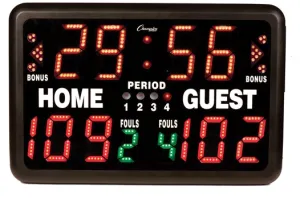 MultiSport Tabletop Indoor Electronic Scoreboard with Remote