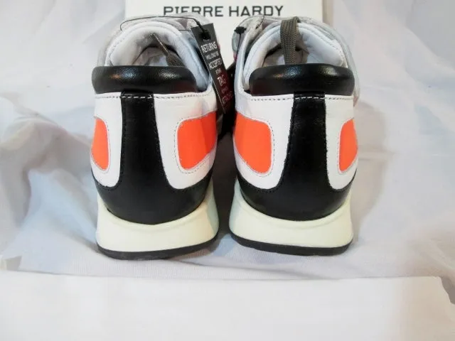 NEW PIERRE HARDY NEOPRENE QUADRI ORANGE Sneaker TRAINER 35 5 Womens Sport Shoe