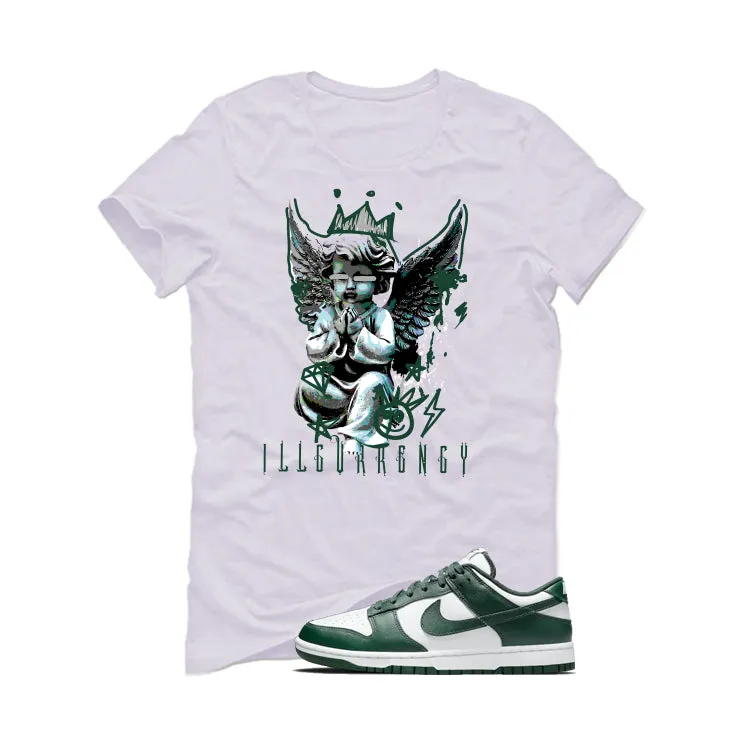 Nike Dunk Low Michigan State White T-Shirt (Graffiti Angel)