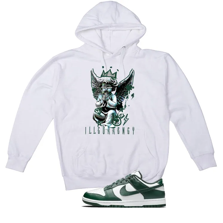 Nike Dunk Low Michigan State White T-Shirt (Graffiti Angel)