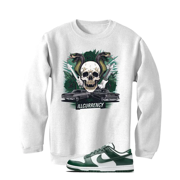 Nike Dunk Low Michigan State White T-Shirt (Vintage Illcurrency)