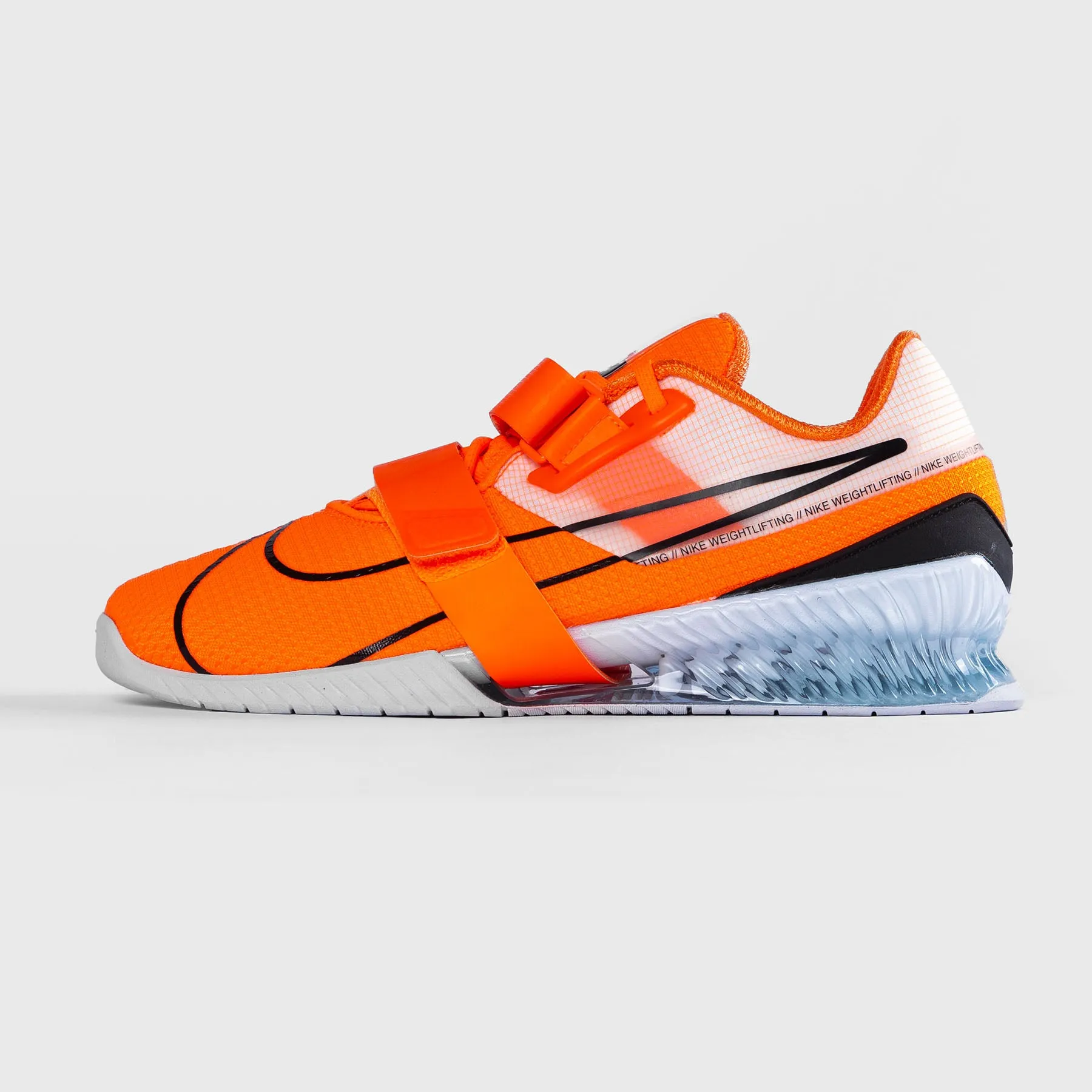 Nike - Romaleos 4 Weightlifting Shoes - TOTAL ORANGE/BLACK-WHITE