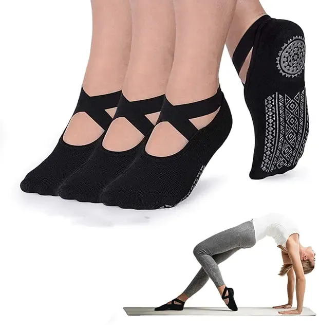 Non-Slip Grips Yoga Socks