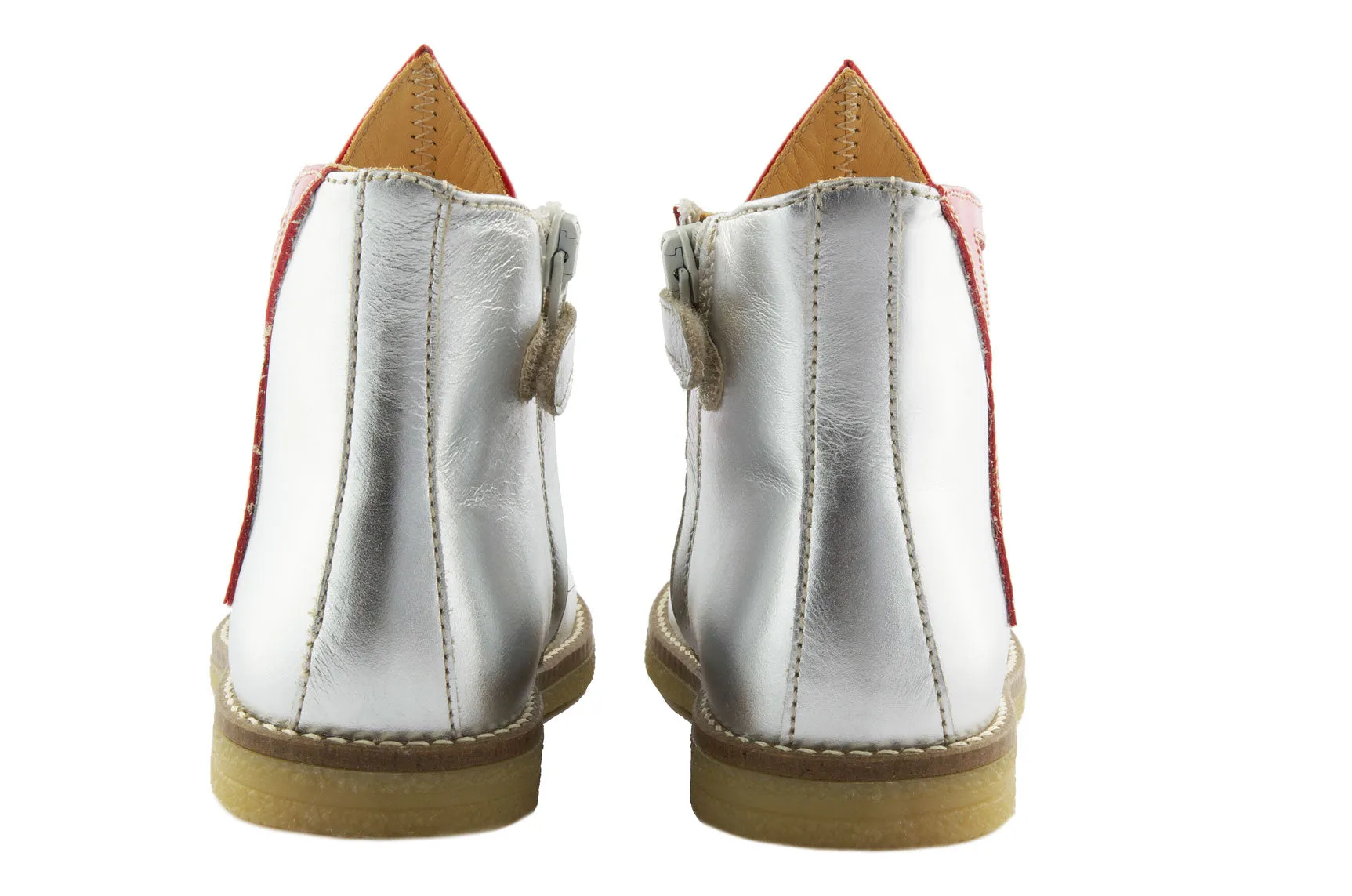 Ocra Girls Silver Boot with Star