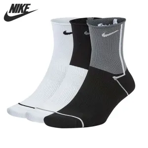 Original New Arrival NIKE W NK EVRY PLUS LTWT ANKLE -3PR Unisex Sports Socks