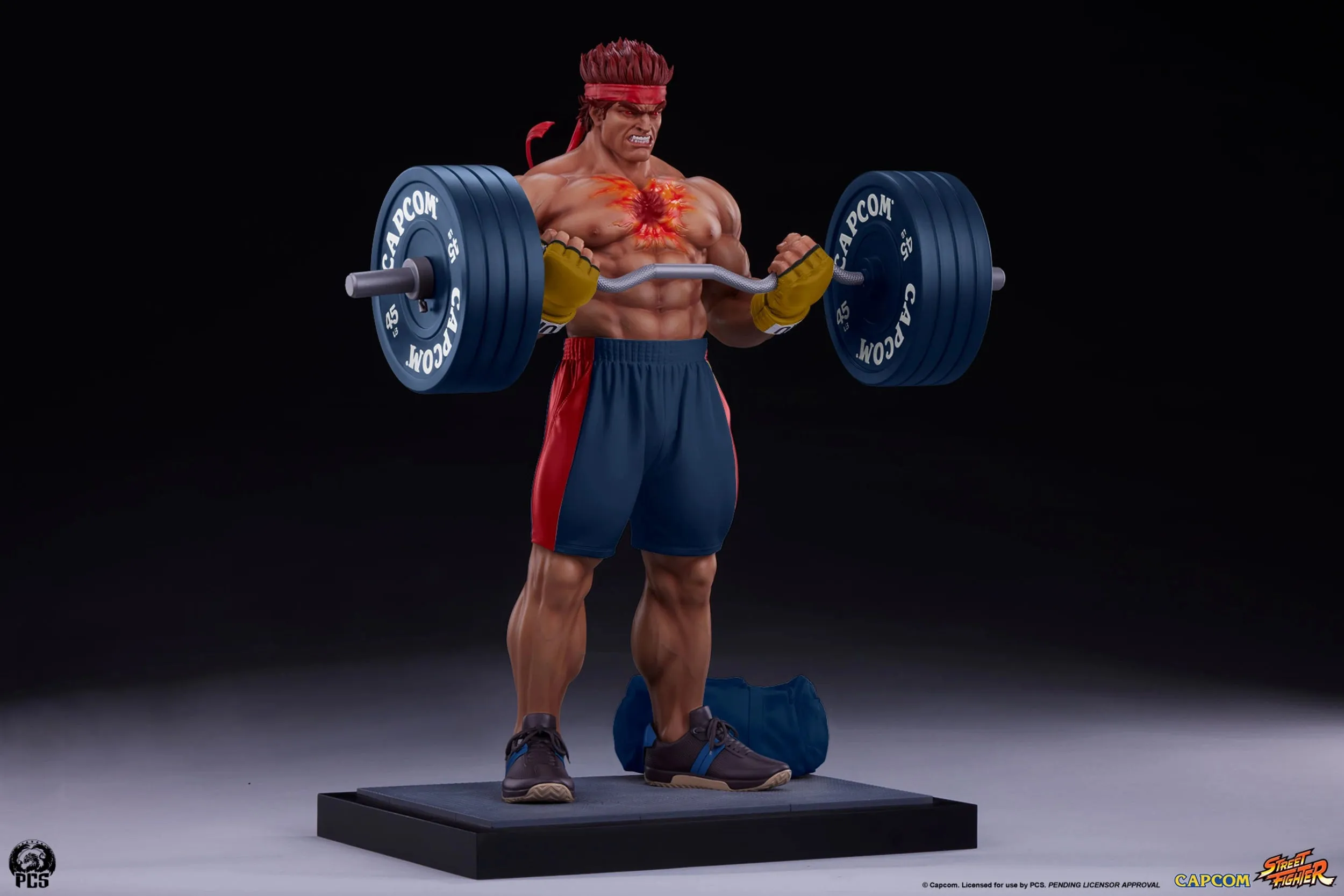 PCS STREET FIGHTER - EVIL RYU: POWERLIFTING 1:4 PREMIER SERIES STATUE