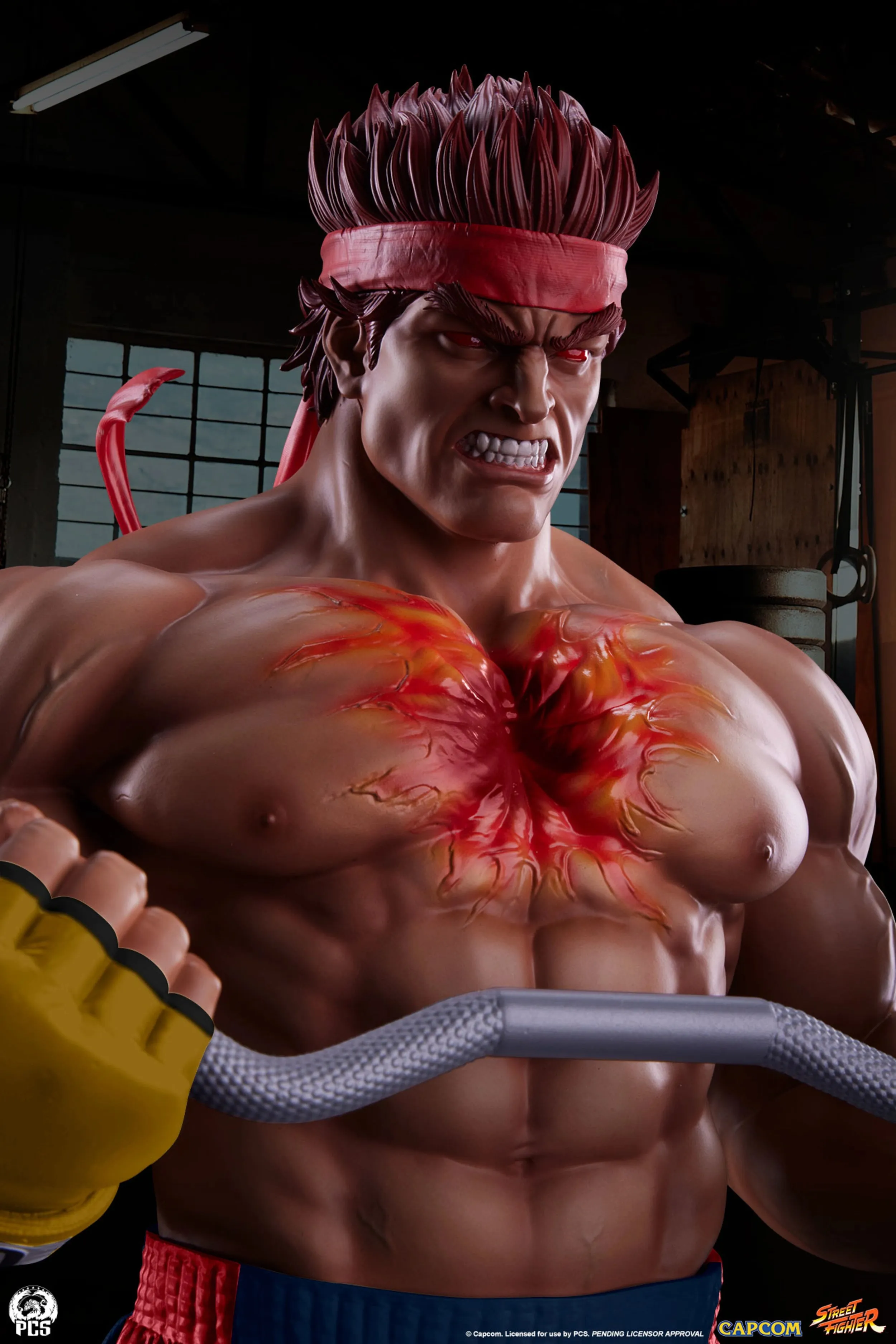 PCS STREET FIGHTER - EVIL RYU: POWERLIFTING 1:4 PREMIER SERIES STATUE