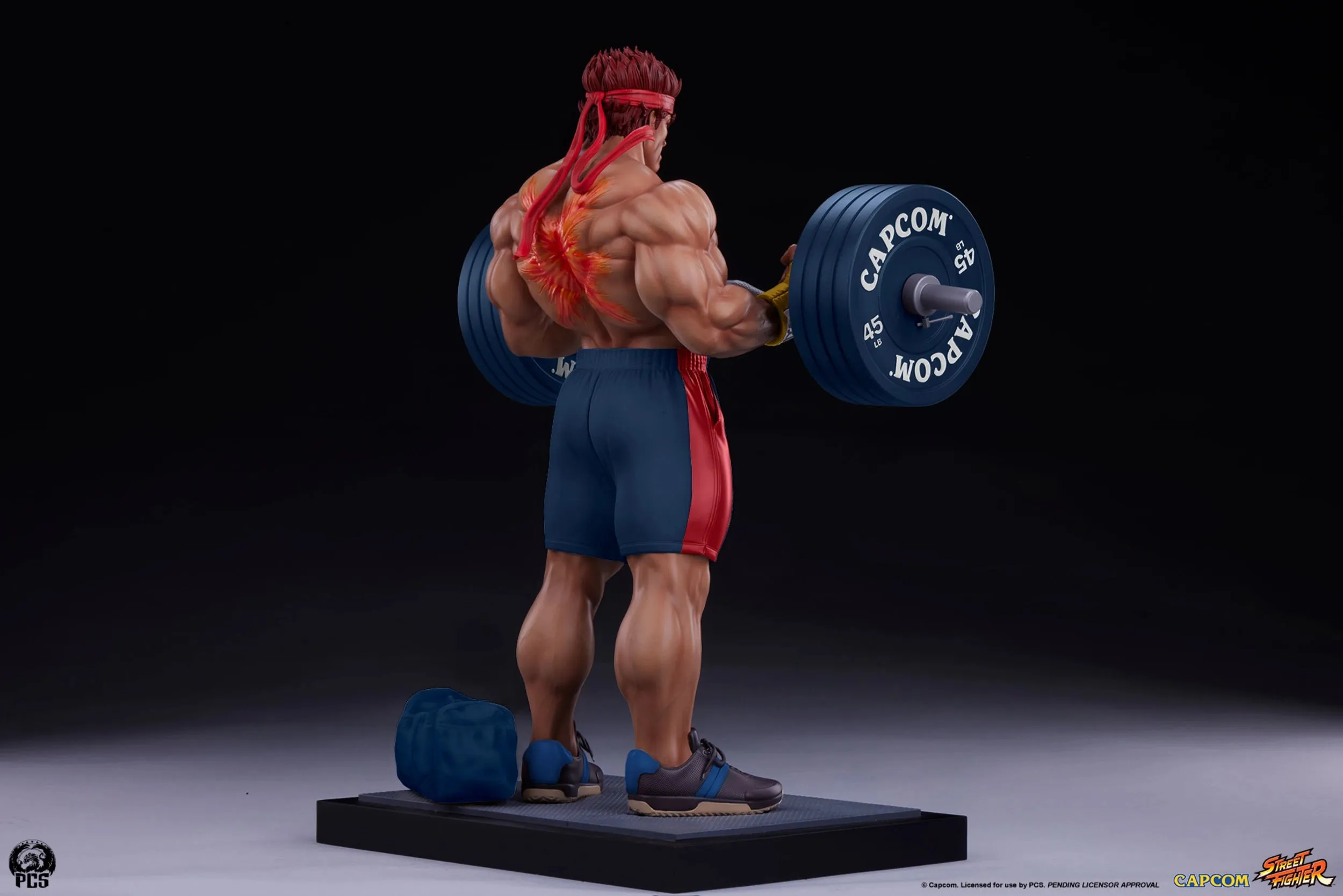 PCS STREET FIGHTER - EVIL RYU: POWERLIFTING 1:4 PREMIER SERIES STATUE