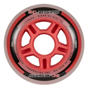 Powerslide ONE 76mm 82a Wheels Red 4 Pack