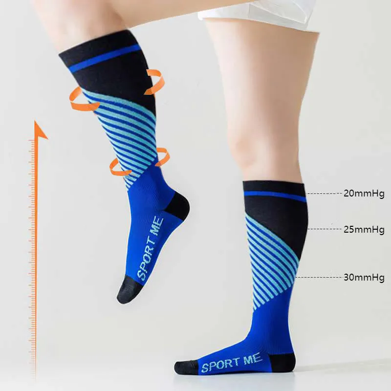 Professional Breathable Sport Compression Socks(3 Pairs)