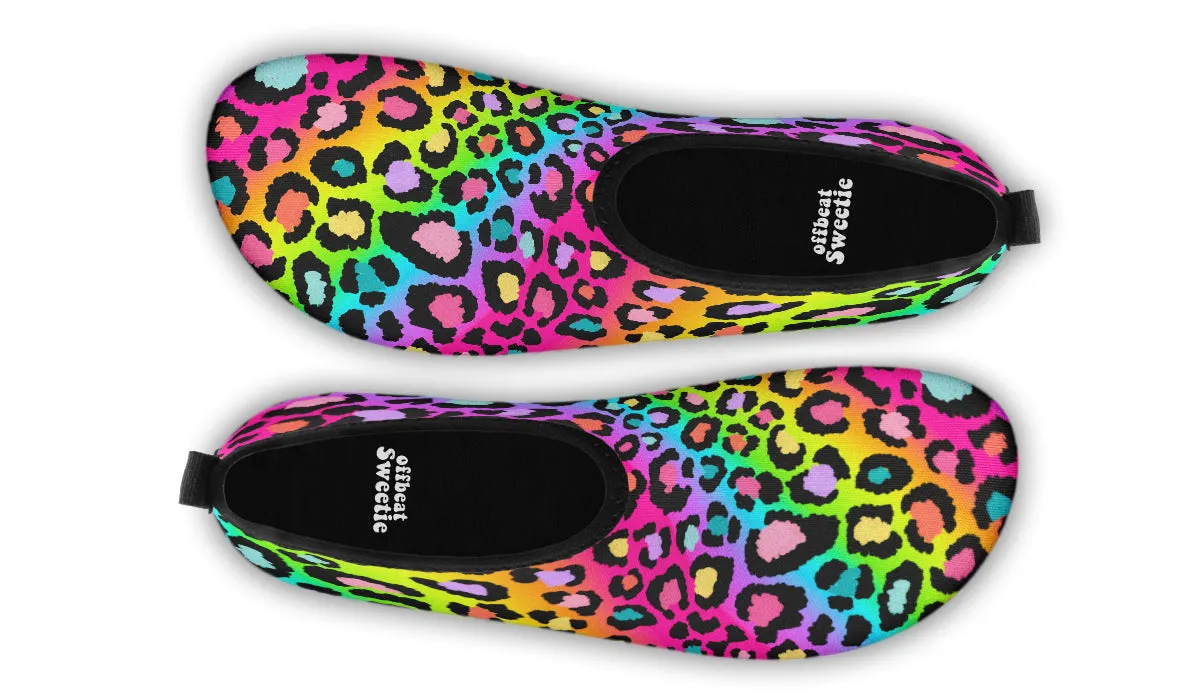 Rainbow Leopard Water Shoes