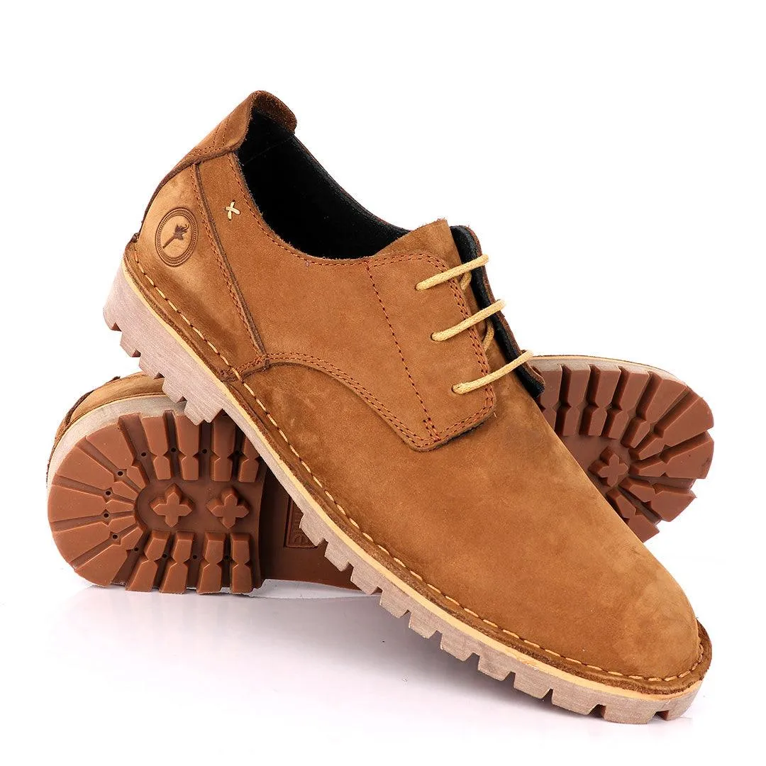 Ralphomme caterpillar Rugged Brown Men's Lace Up Shoe