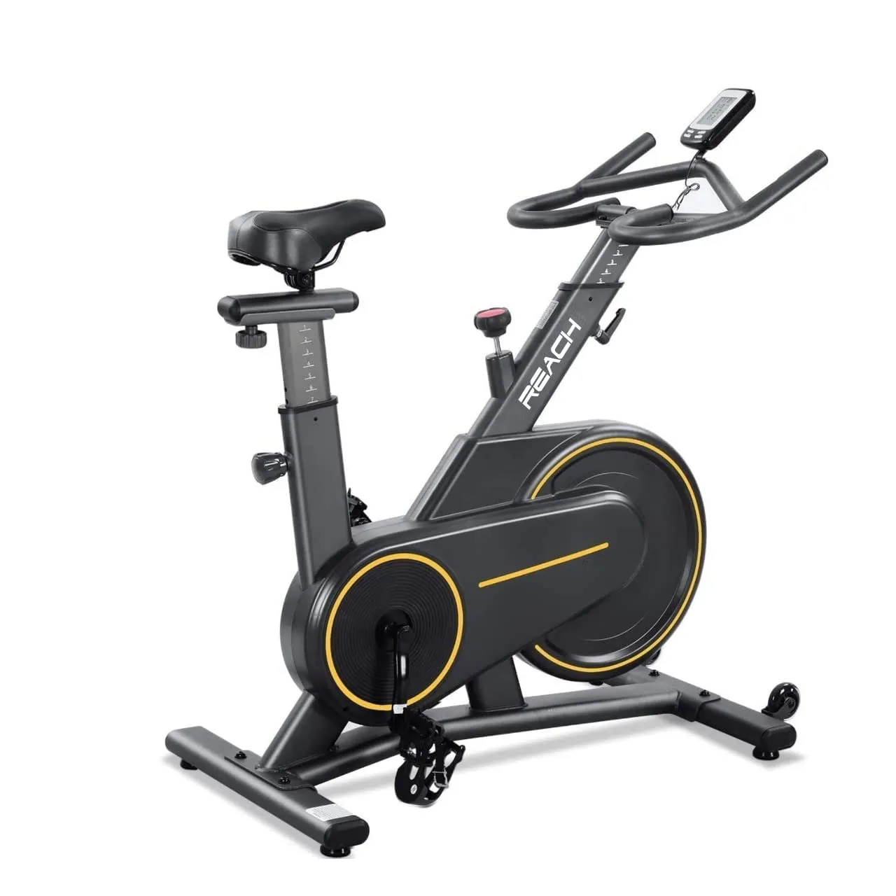 Reach Cruiser Spin Exercise Bike for at Home Fitness | Indoor Exercise Cycle for weight loss with Adjustable Magnetic Resistance Perfect Home Gym Equipment