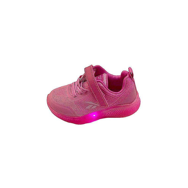 Reebok Lighting Shoes 096069 Infant Size 7, 8 Unisex Pink (Red Lights) FUN NEW