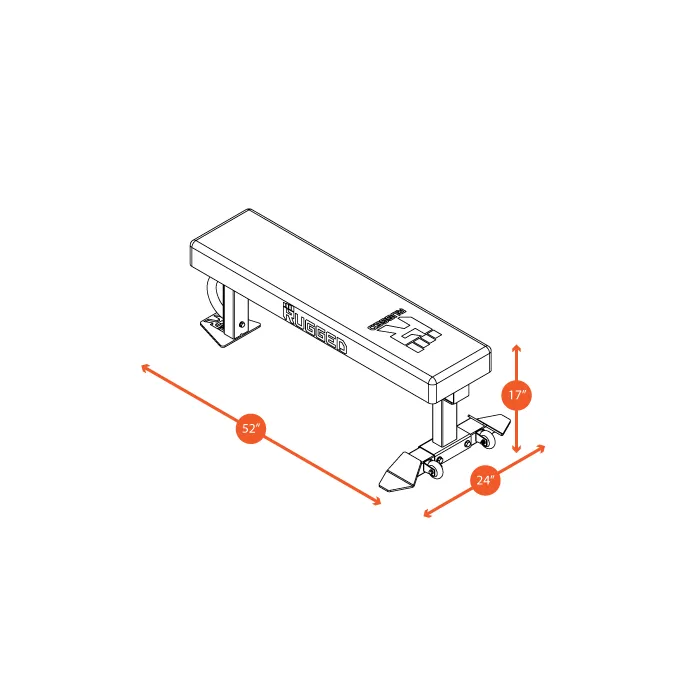 Rugged Series Flat Bench