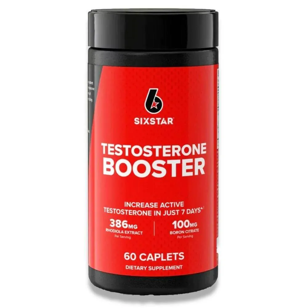 Six Star - Testosterone Booster - 60 Caplets - 12 Pack