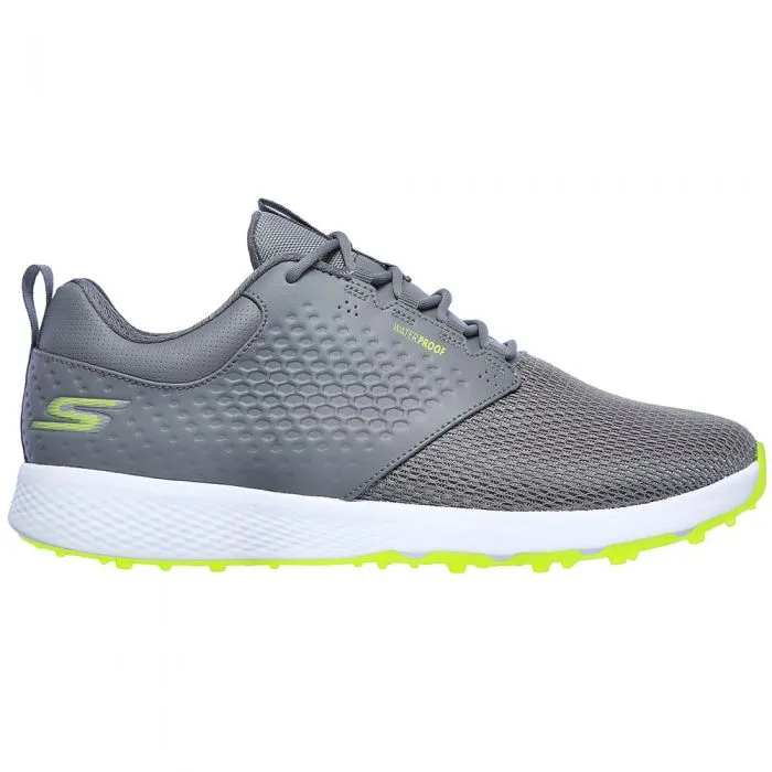 Skechers Go Golf Elite V4 Prestige Spikeless Shoes - Grey/Lime