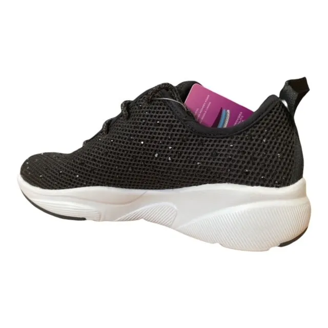 Skechers scarpa da ginnastica da donna Meridian Intentful 13016 BKW nero