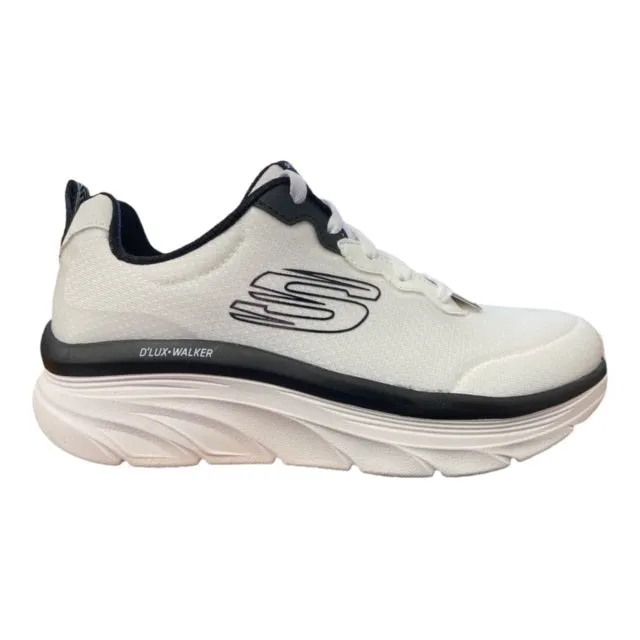 Skechers scarpa da walking da uomo D'Lux Walker Be Easy 149319/WBK bianco-nero