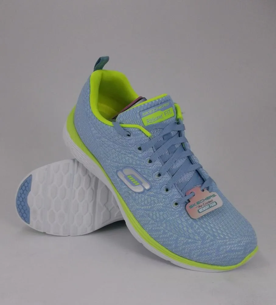 Skechers scarpa fitness da donna Valeries 12135 LBYL blue