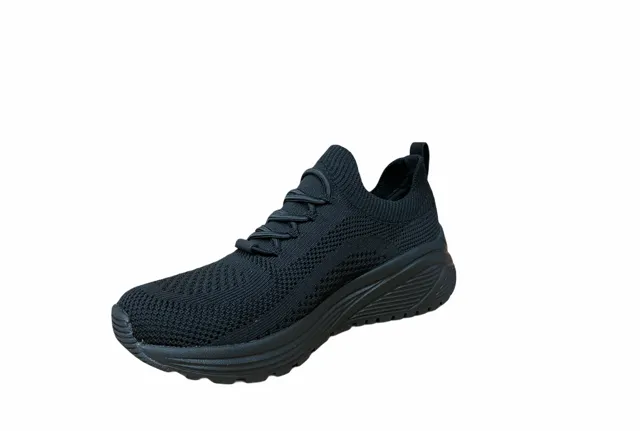 Skechers scarpa sneakers da donna Bobs Sparrow 2.0 Allegiance Crew 117027/BBK nero