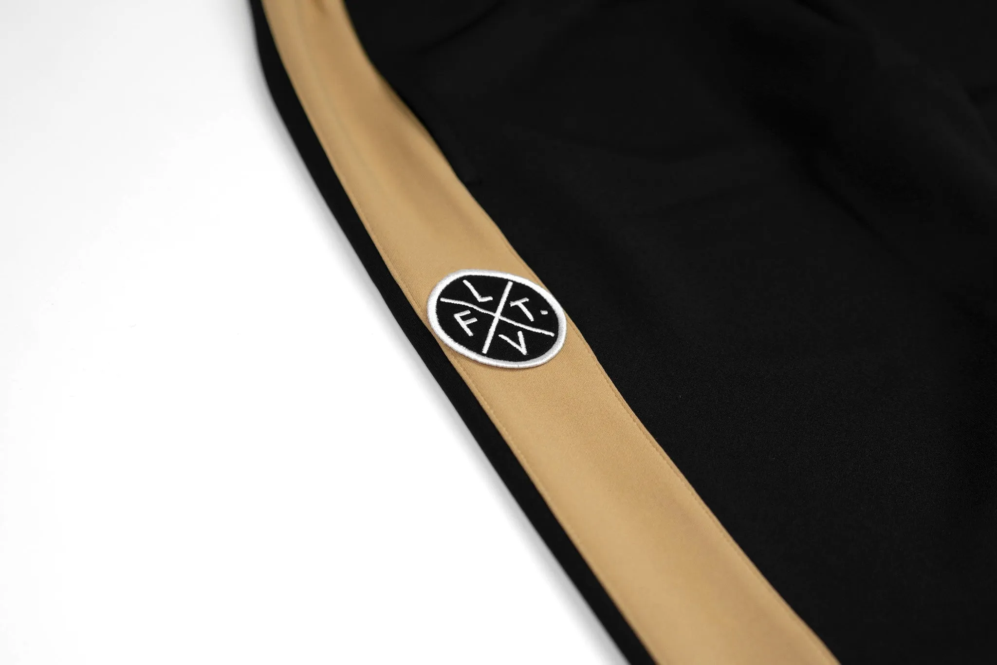 Slim Trackies - Black/Gold