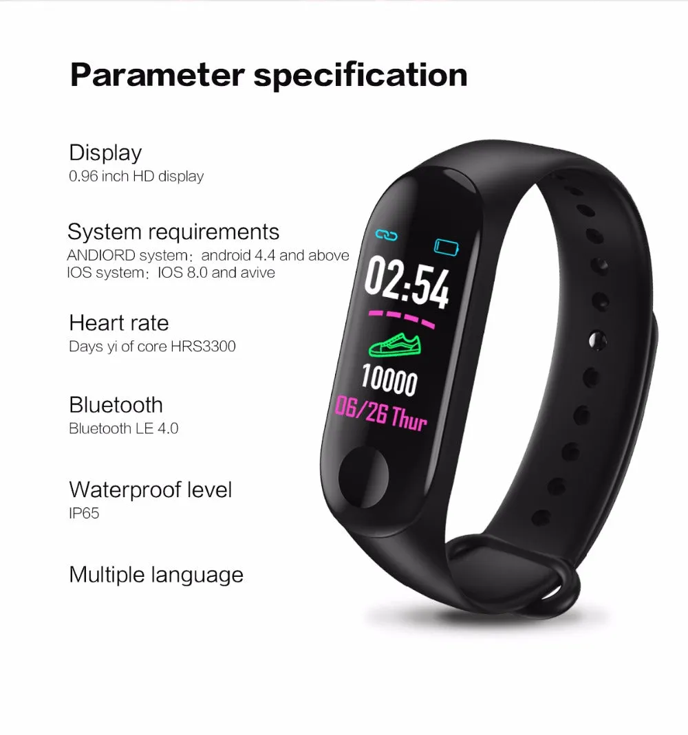 Smart Watch Heart Rate Blood Pressure