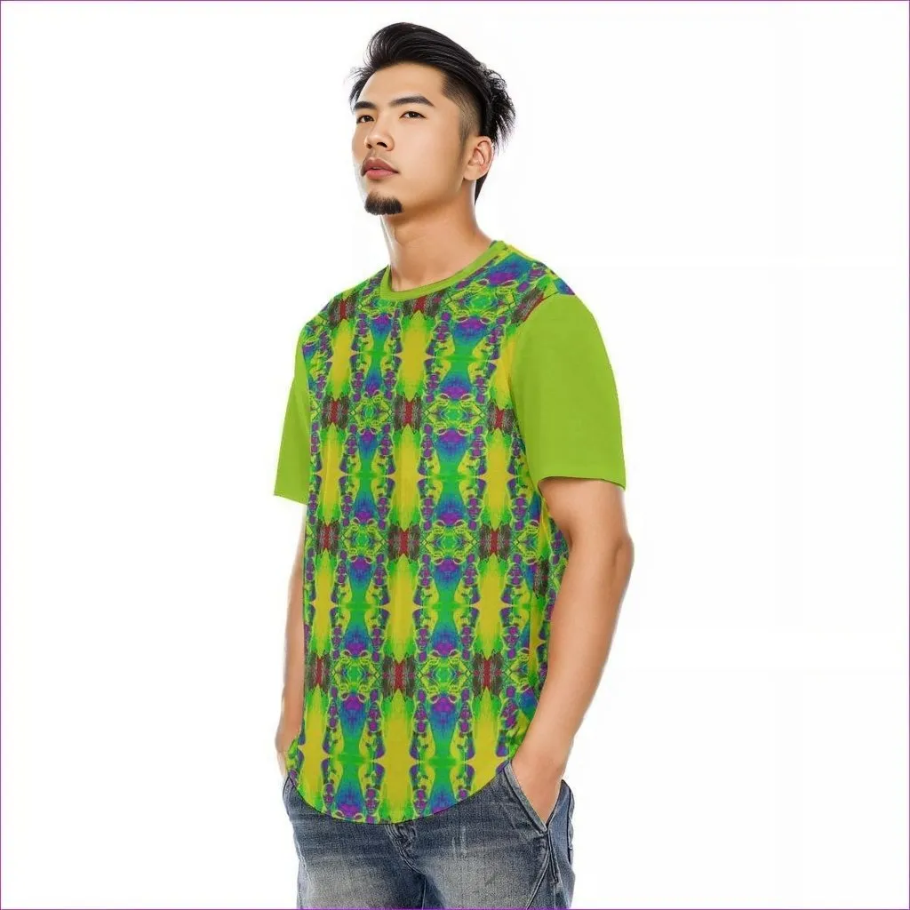 Snake Men's Short Sleeve T-shirt With Round Hem