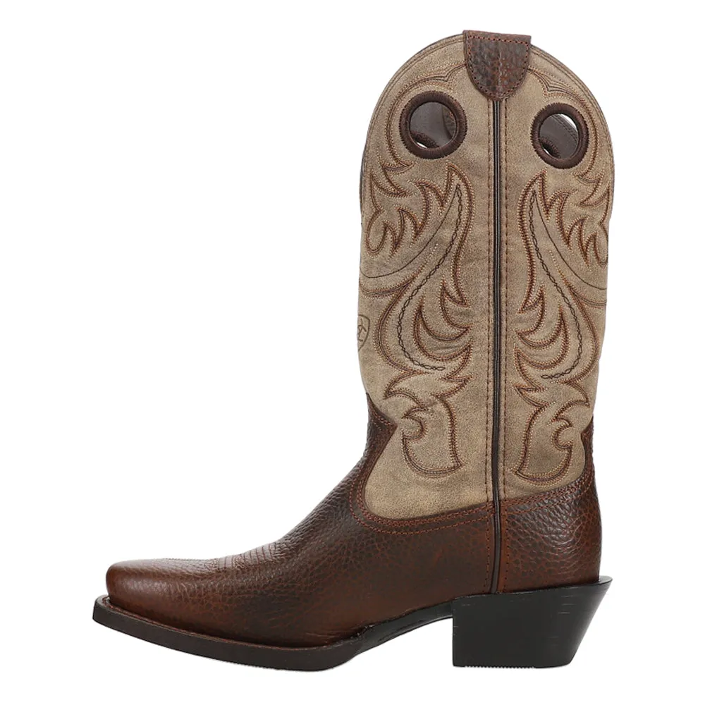 Sport Embroidered Square Toe Cowboy Boots