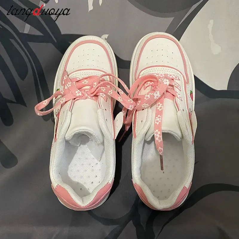 Strawberry Bear Sneakers